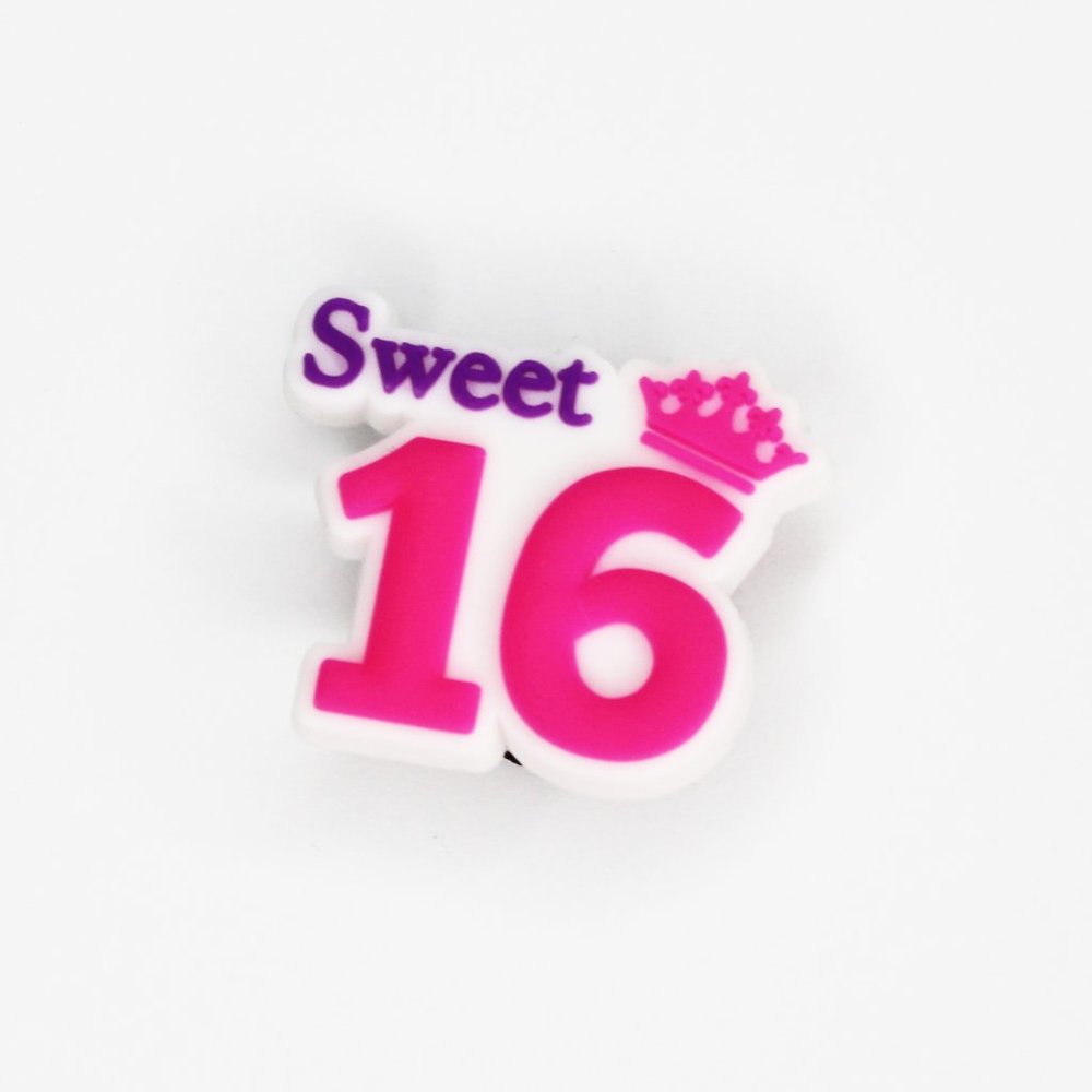 Sweet 16 croc charm